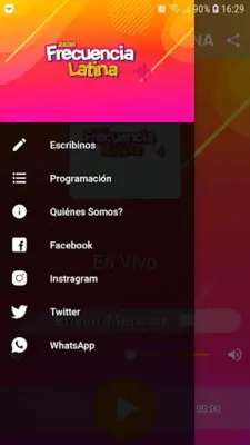 Frecuencia Latina android App screenshot 0